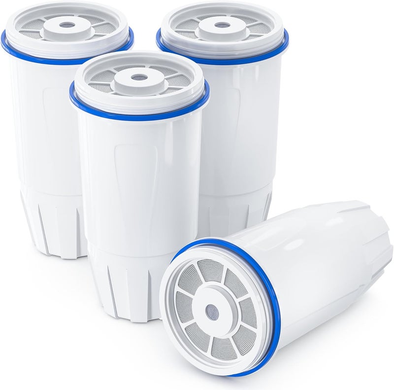 NUTTUTO Water Filter Replacement by Compatible with Zero Pitcher and Dispensers, for ZR-001, ZR-017 ZP-006 ZD-013 ZS-008, Multistage Filtration System to Reduce Lead, TDS, PFOA/PFOS, Chlorine, 4 Packs - Image 1